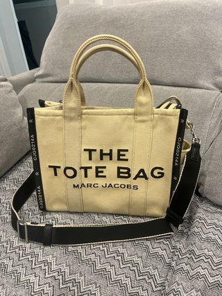 Bolso Tote Marc Jacobs Beige/Negro