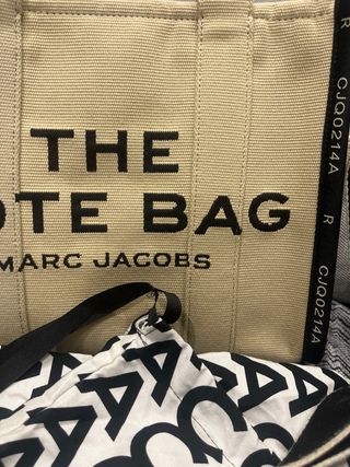 Bolso Tote Marc Jacobs Beige/Negro