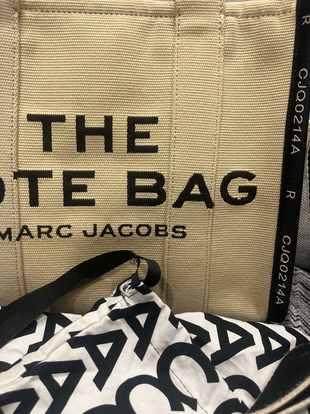 Bolso Tote Marc Jacobs Beige/Negro