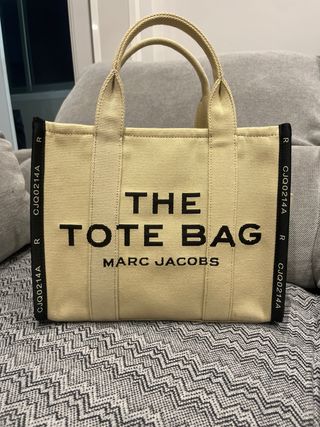 Bolso Tote Marc Jacobs Beige/Negro