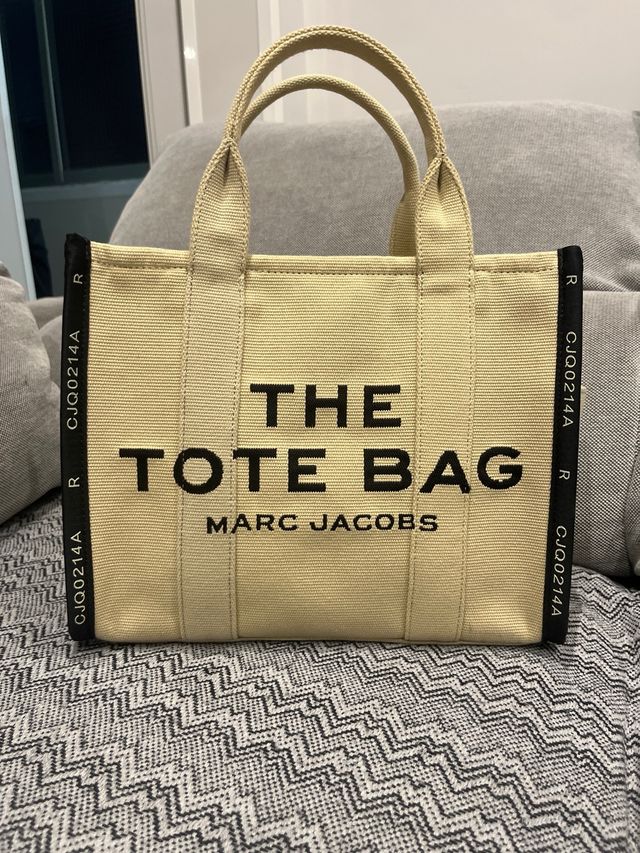 Bolso Tote Marc Jacobs Beige/Negro