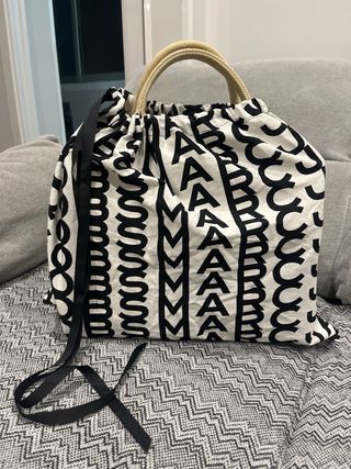 Bolso Tote Marc Jacobs Beige/Negro