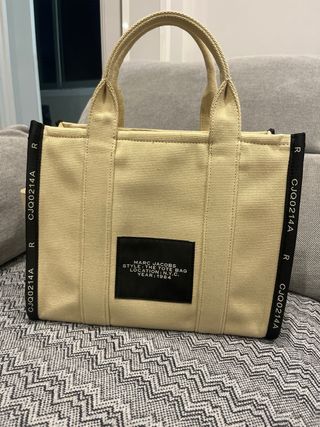 Bolso Tote Marc Jacobs Beige/Negro
