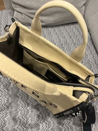 Bolso Tote Marc Jacobs Beige/Negro