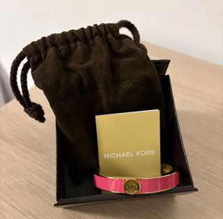 Pulsera Michael Kors Dorada y Rosa
