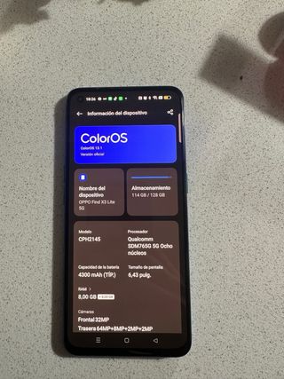 Oppo Find X3 Lite 5G Nero