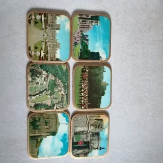 Set 6 Sottobicchieri Vintage Sughero