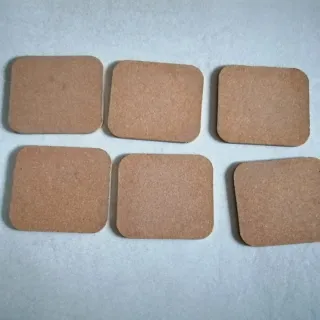 Set 6 Sottobicchieri Vintage Sughero