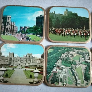 Set 6 Sottobicchieri Vintage Sughero