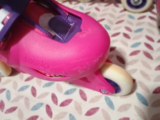 Patines infantiles Oxelo rosas y morados