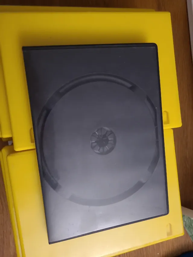 Lote Fundas para DVD Amarillas y Negras