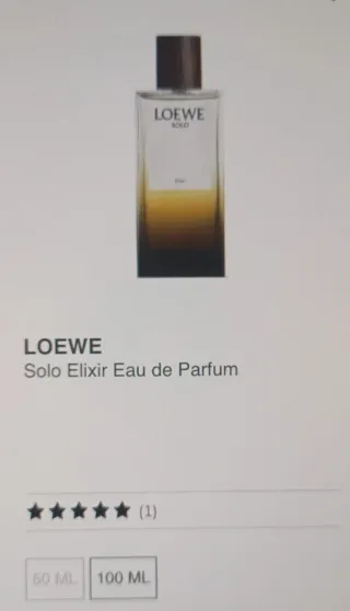 Loewe Solo Elixir Eau de Parfum 100 ml