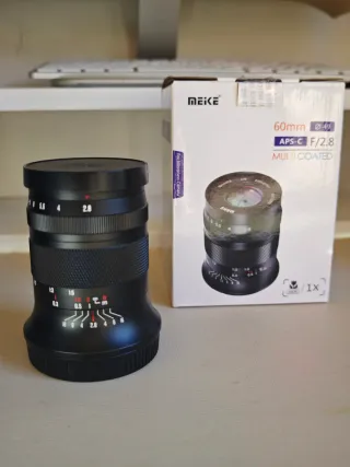 Obiettivo macro Meike 60mm f/2.8 per fotocamere Nikon Z, formato APS-C