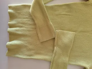 Camiseta Mango verde lima talla XS