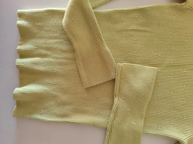 Camiseta Mango verde lima talla XS