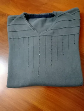 Maglia donna manica lunga grigia