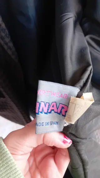 Blazer chaqueta vintage cuadros marrón y negro