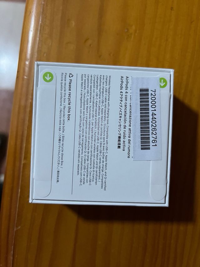 AirPods 4 con cancelación ruido