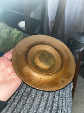 Cenicero de bronce vintage