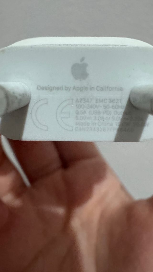 Caricatore Apple 20W Originale
