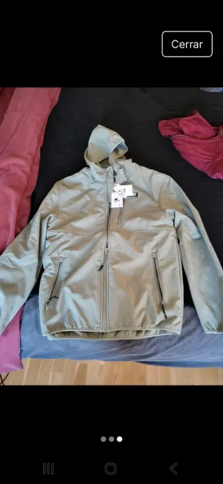 Cazadora ligera entretiempo verde M