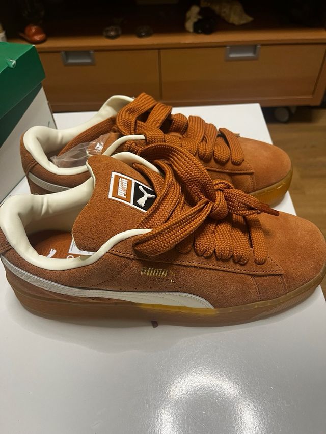 Zapatillas Puma Suede XL Marrones/Naranjas