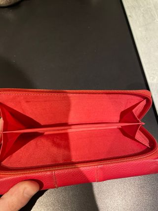 Cartera de mujer roja