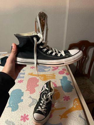 Zapatillas Converse Altas Negras como nuevas