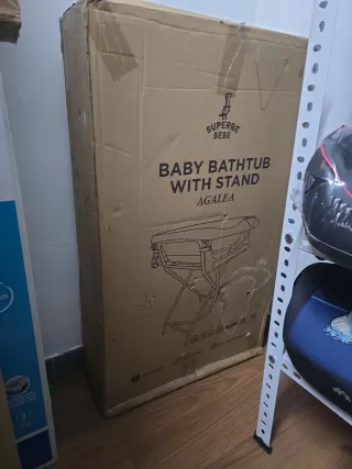 Bañera Plegable Bebé con Termómetro Digital