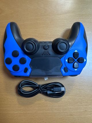 Mando DualShock 4 Azul + Cable USB