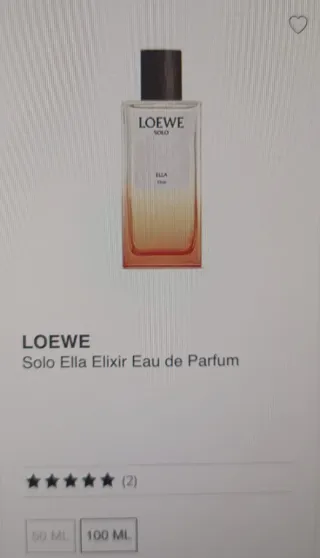 Loewe Solo Ella Elixir Eau de Parfum 100ml