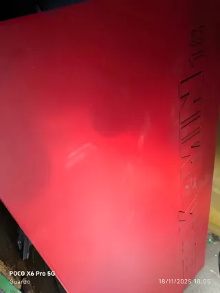 Caldera Pellet 18KW Roja y Plateada