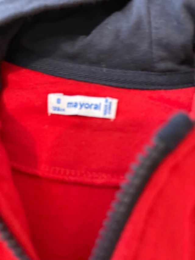 Chándal niño azul y rojo