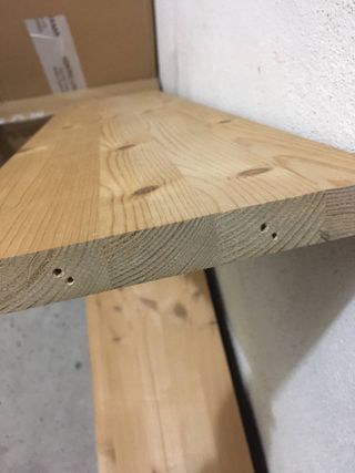 Tablones de pino 80x20x2 cm - 25 unidades