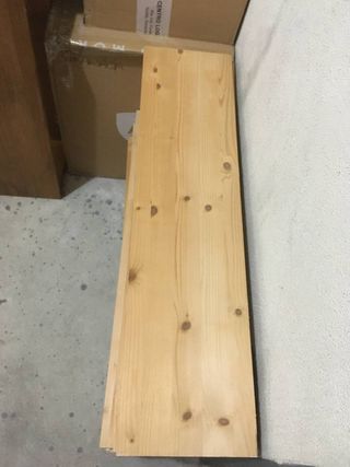 Tablones de pino 80x20x2 cm - 25 unidades