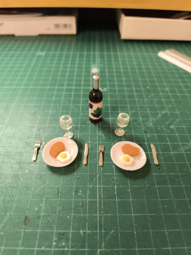 Accesorios casa muñecas: comida y bebida