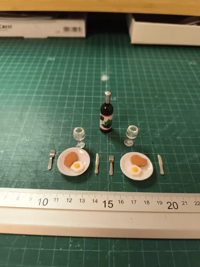 Accesorios casa muñecas: comida y bebida