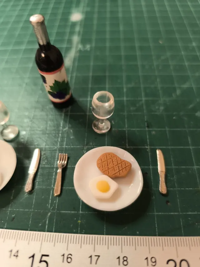 Accesorios casa muñecas: comida y bebida