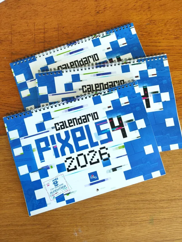 3 unid. Calendário PIXELS4 2026