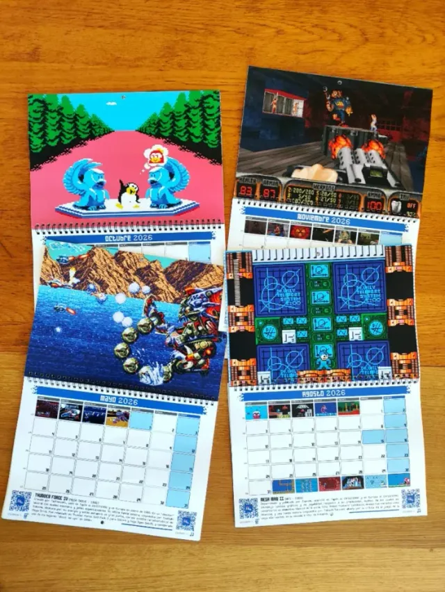 3 unid. Calendário PIXELS4 2026