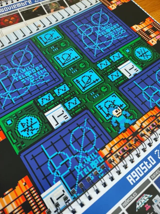 3 unid. Calendário PIXELS4 2026