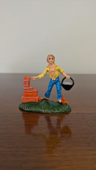 Statuina presepe muratore italy