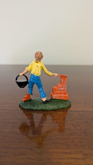 Statuina presepe muratore italy