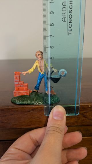 Statuina presepe muratore italy