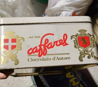 Scatola Latta Caffarel Torino dal 1826