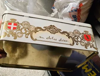 Scatola Latta Caffarel Torino dal 1826