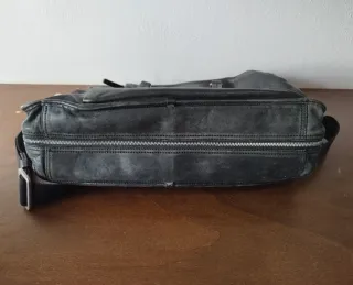 Borsa lavoro AG Spalding & Bros pelle nera