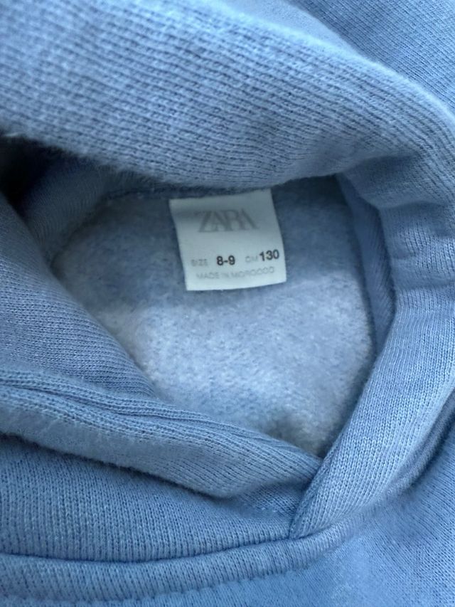 Sudadera niño azul y multicolor