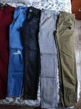 OFERTA! 10 pantalones chica, talla 34-36