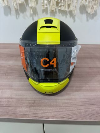 Casco Schuberth C4 Legacy Amarillo + Intercomunica